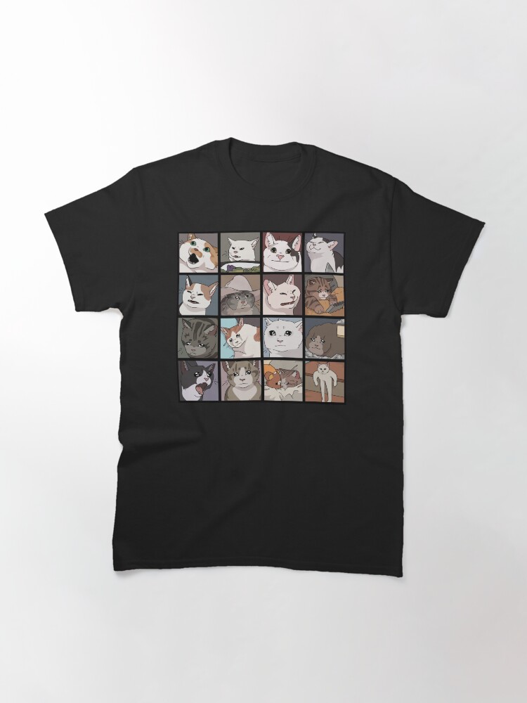 Thumbnail 3 von 7, Classic T-Shirt, Meme Cats 2.0 designt und verkauft von How-Do-U-Art.