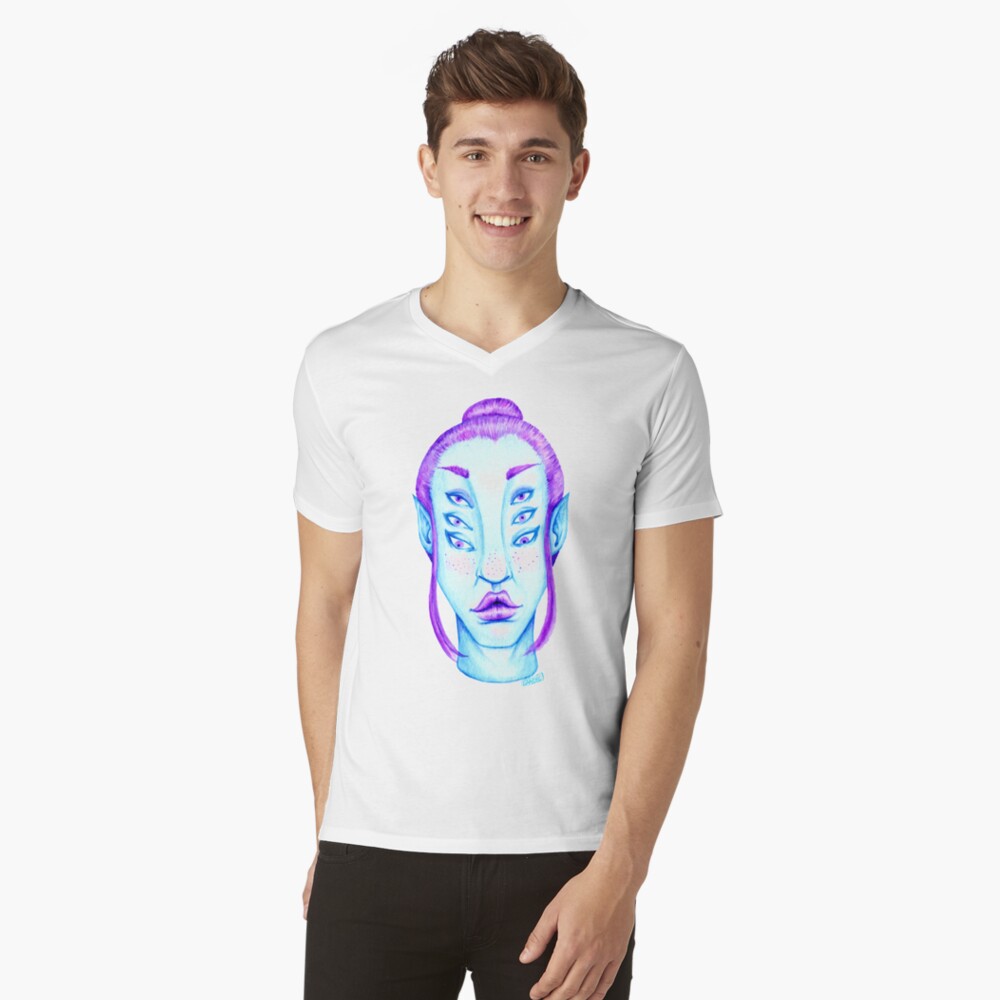 Item preview, V-Neck T-Shirt designed and sold by Leanore.