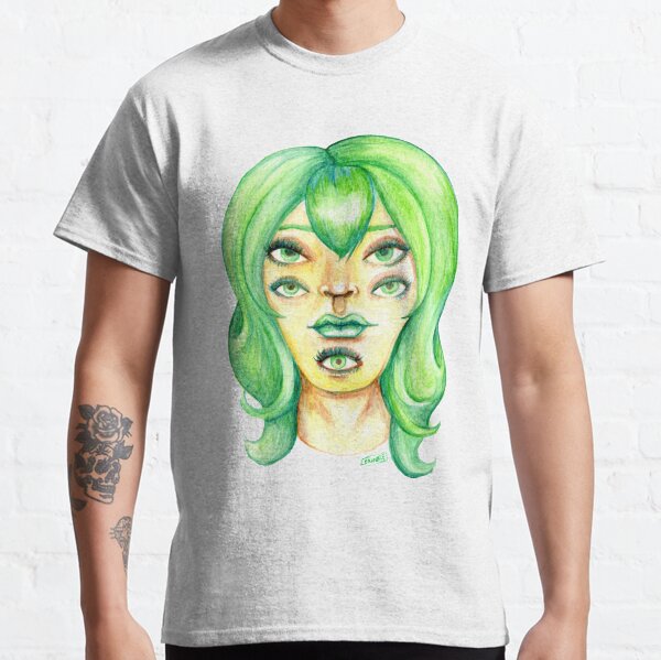 Green Hair, Golden Skin Classic T-Shirt
