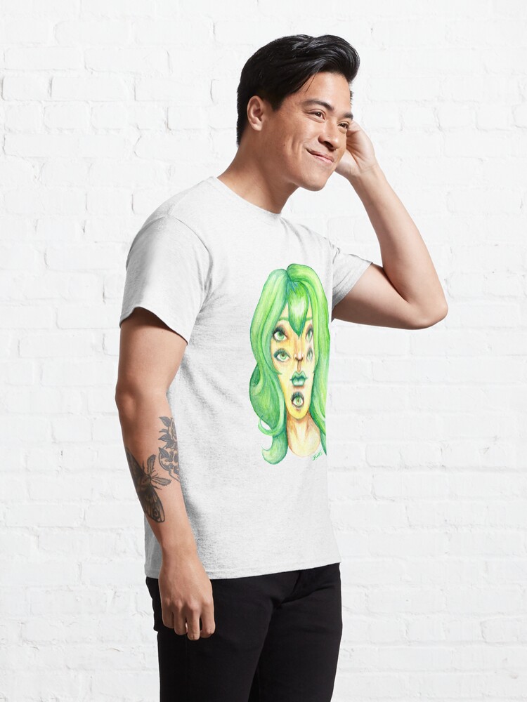 Alternate view of Green Hair, Golden Skin Classic T-Shirt