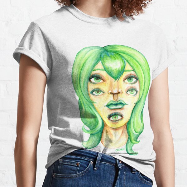 Green Hair, Golden Skin Classic T-Shirt