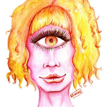 Artwork thumbnail, Golden Hair, Pink Skin by Leanore