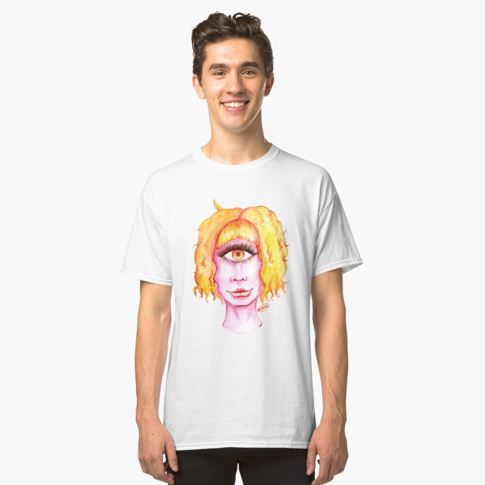 Golden Hair, Pink Skin Classic T-Shirt