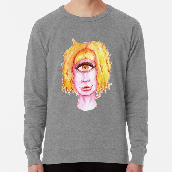 Golden Hair, Pink Skin Lightweight Sweatshirt