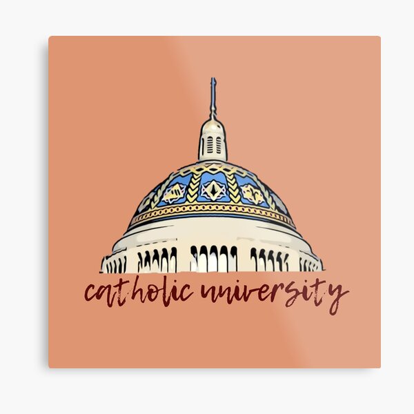 Item preview, Catholic U artwork designed and sold by No Little Things.