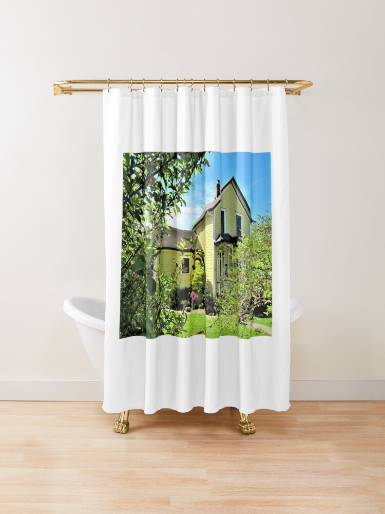 "Country Cottage" Shower Curtain by Lesliebc Redbubble