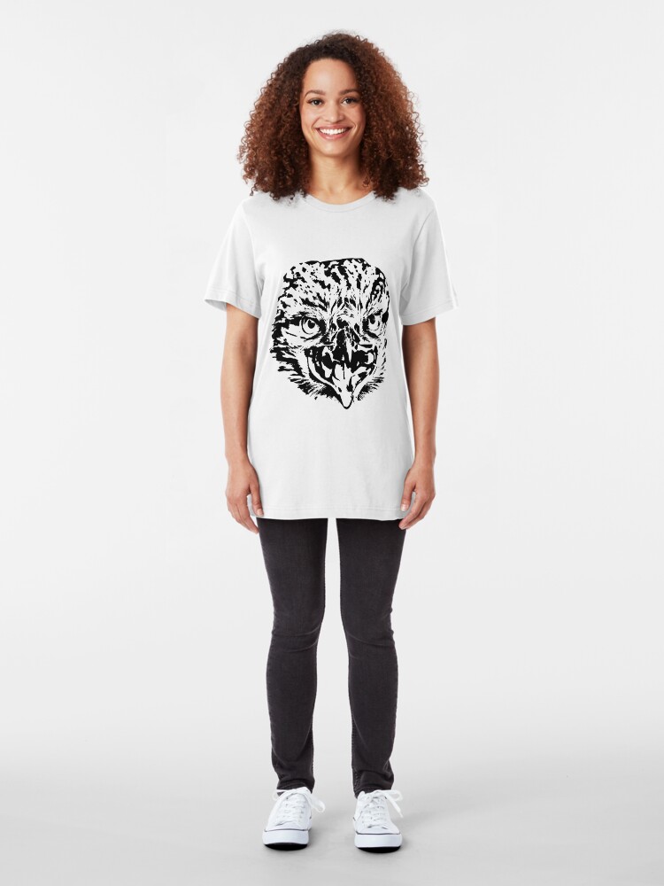 Alternate view of Eagle head predators Slim Fit T-Shirt