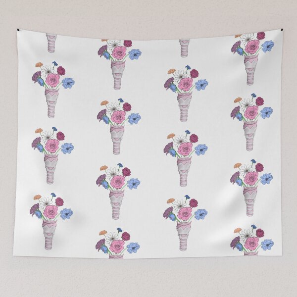 Item preview, Pink Larynx with Flowers designed and sold by Paige's Page.