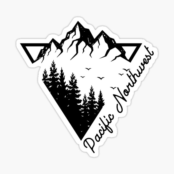 Pacific Northwest - PNW Landscape Sticker
