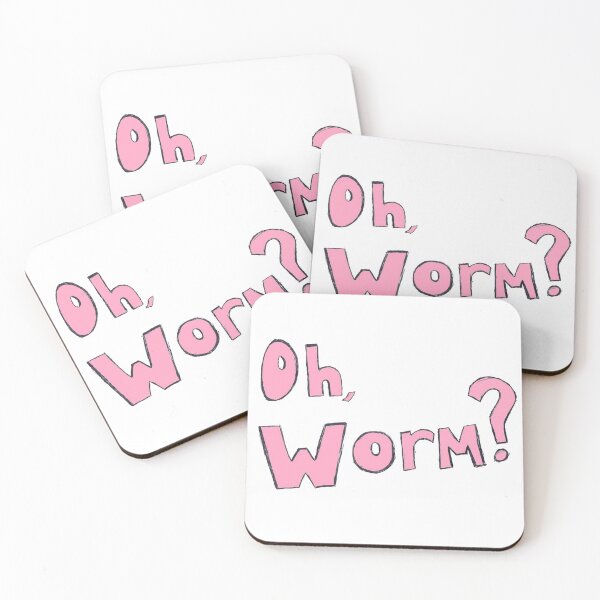 Item preview, oh worm? (Pink) designed and sold by Funauntsarah.