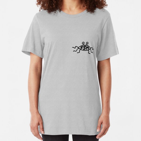 FSM - Flying Spaghetti Monster Slim Fit T-Shirt