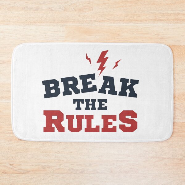 Item preview, Motivational Quote - Break The Rules. Lettering designed and sold by Sloth Astronaut.