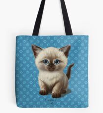 Cataclysm: Siamese Kitten Paws Tote Bag