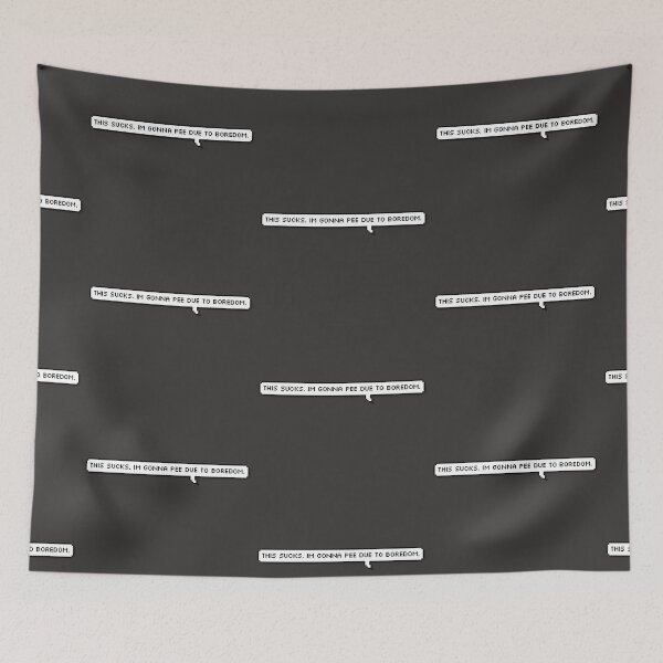 Item preview, Scott Pilgrim Quote: This Sucks. I'm Gonna Go Pee Due To Boredom.  designed and sold by Tello1.