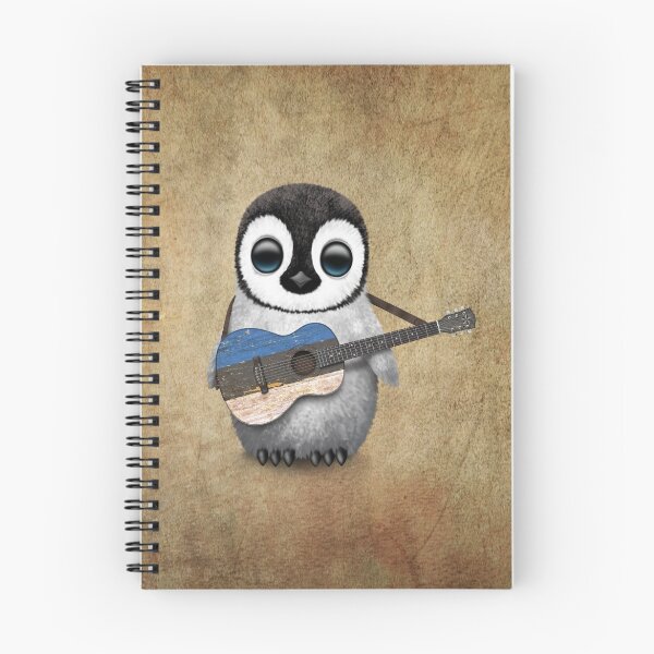 Item preview, Baby Penguin Playing Estonian Flag Guitar designed and sold by JeffBartels.