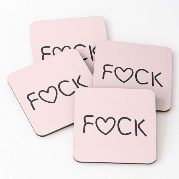 Item preview, FUCK in pink color designed and sold by Eshka.
