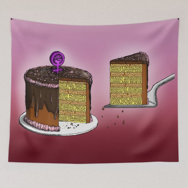 Item preview, The Cake of Modern Feminism designed and sold by BrentCherryArt.