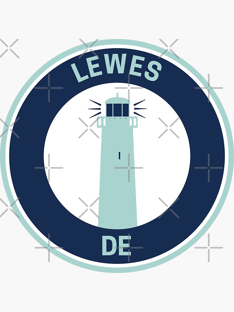 Thumbnail 3 of 3, Sticker, Vintage Lewes Delaware designed and sold by fearcity.