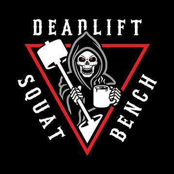 Artwork thumbnail, Squat Bench Deadlift Grim Reaper by brogressproject