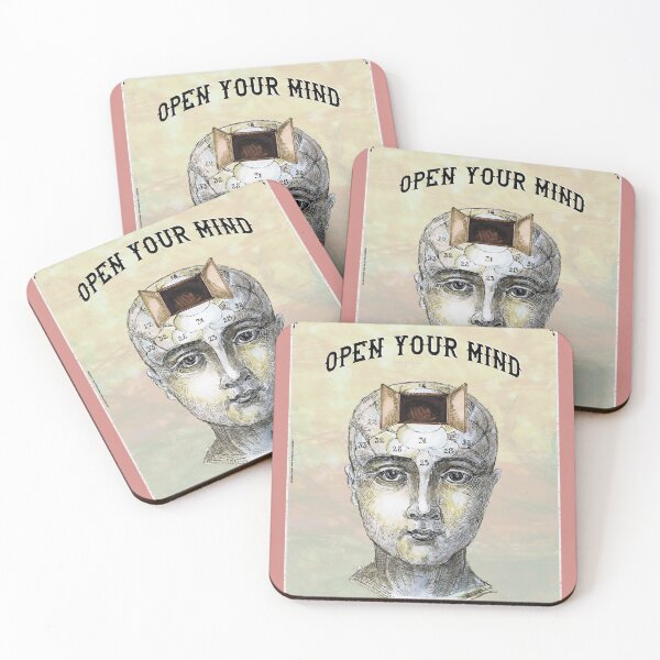 Item preview, Open Your Mind - Phrenology 4 designed and sold by FanitsaArt.