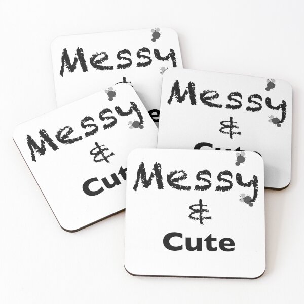 Item preview, Messy & Cute ( black writing)  designed and sold by MarleyArt123.