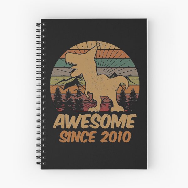 Item preview, Kids Dinosaur Awesome Since 2010 9 Year Old Gift 9th Bday designed and sold by Nikolaienko Artem.