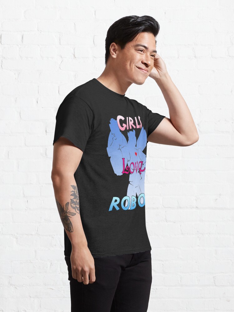 Thumbnail 5 of 7, Classic T-Shirt, Girls Love Robots designed and sold by cybercat.