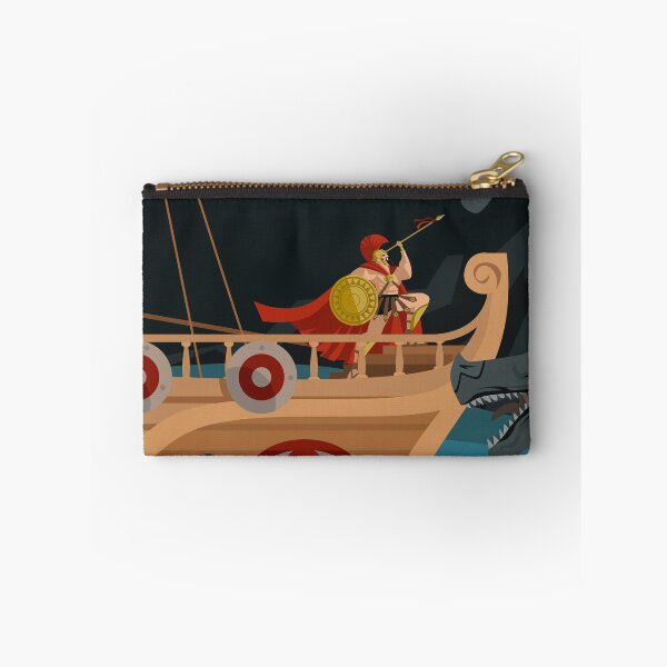 Item preview, odysseus fighting Scylla and Charybdis Greek mythology monsters designed and sold by matintheworld ( delcarmat ).