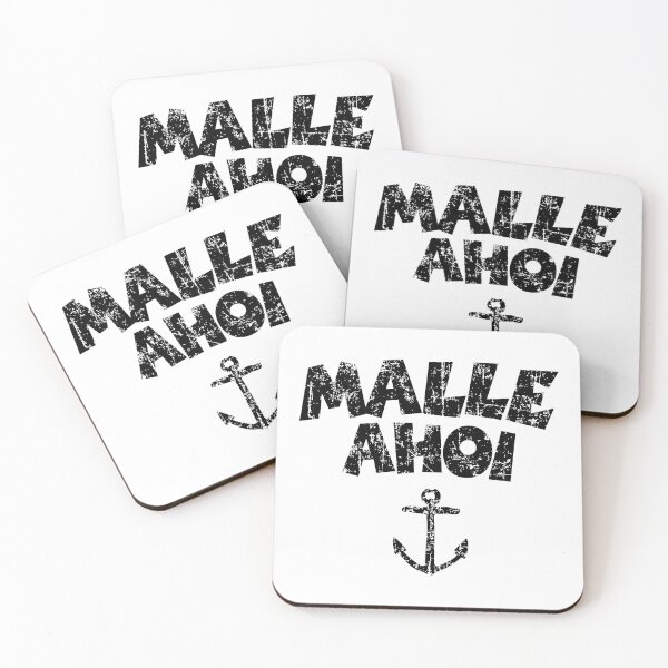 Item preview, Malle Ahoi (Vintage Black) Mallorca anchor boat & sail design designed and sold by theshirtshops.