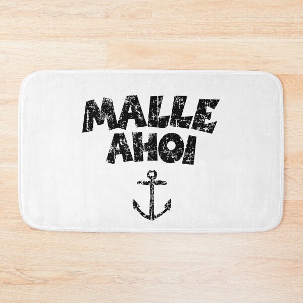 Item preview, Malle Ahoi (Vintage Black) Mallorca anchor boat & sail design designed and sold by theshirtshops.