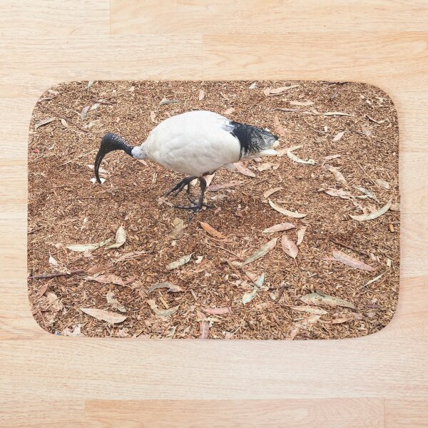 Australian Ibis Bird Bath Mat