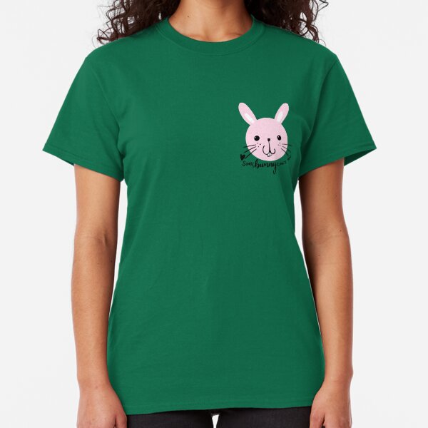 TooLoud Three Easter Bunnies Somebunny Loves Me Toddler T-Shirt Dark