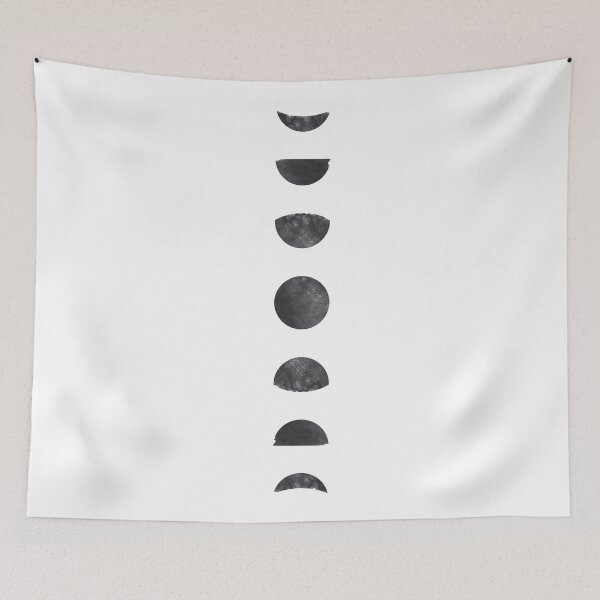 Item preview, Moon Phases Illustration designed and sold by Tamara Milakovic.
