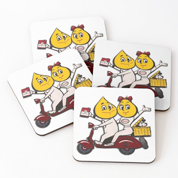 Item preview, Esso Guy and Gal designed and sold by Retrostickersnz.