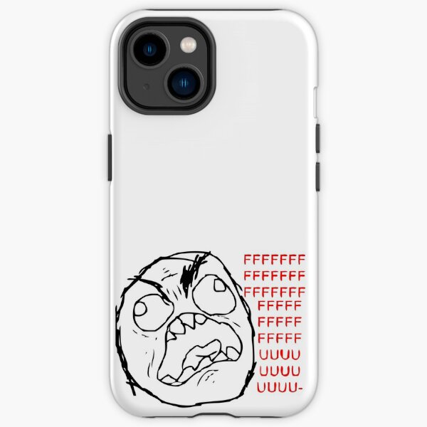 What is the name of the meme face on the phone. - 9GAG