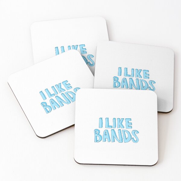 Item preview, I Like Bands Sticker designed and sold by shannondunnx.