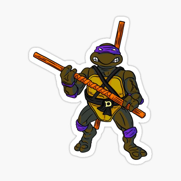 Teenage Mutant Ninja Turtles: Donatello Classic RealBig - Officially  Licensed Nickelodeon Removable Adhesive Decal