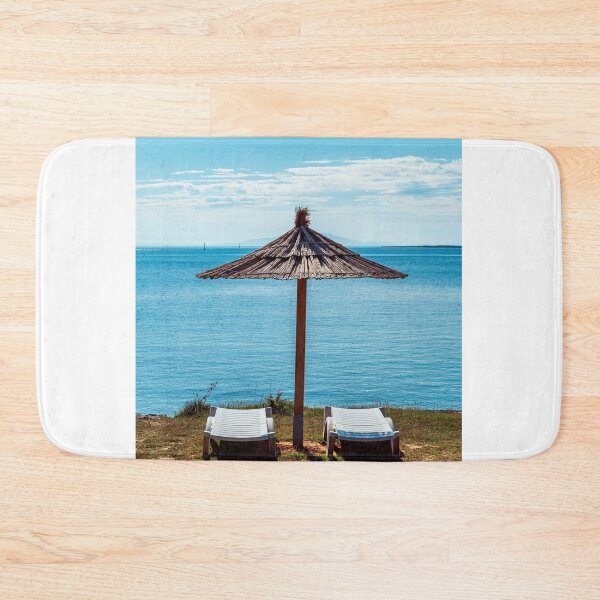 Item preview, Beach umbrella at the sea in Premantura designed and sold by zakaz86.