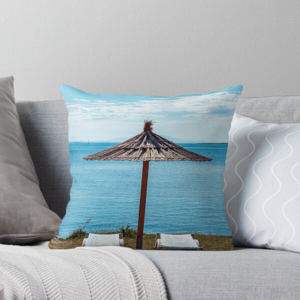 Item preview, Beach umbrella at the sea in Premantura designed and sold by zakaz86.