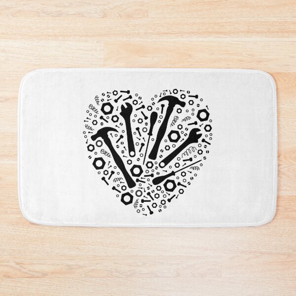 Item preview, Mechanic Love - Graphic Tools in a Heart designed and sold by XOOXOO.