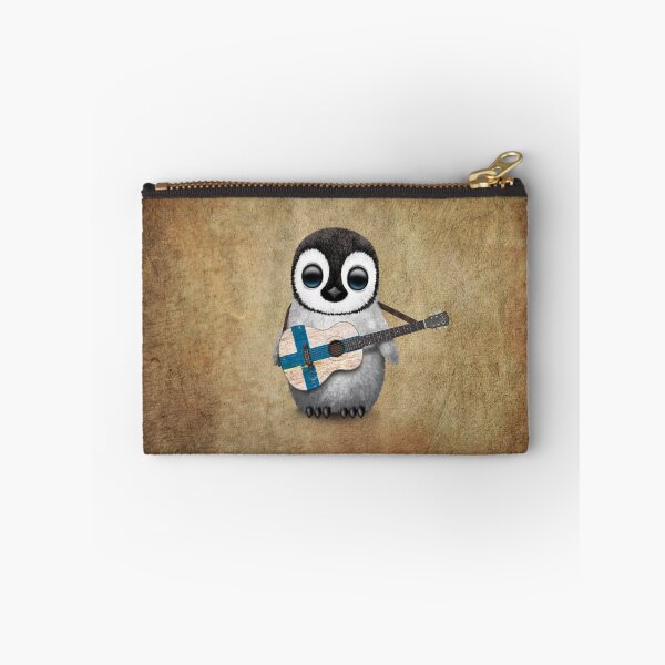 Item preview, Baby Penguin Playing Finnish Flag Guitar designed and sold by JeffBartels.