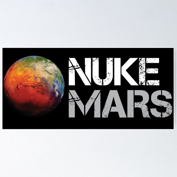 Item preview, Nuke Mars designed and sold by robnoble.