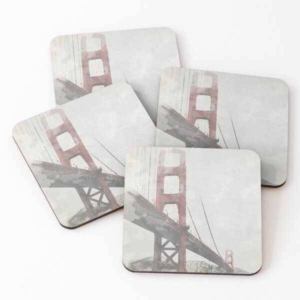 Item preview, San Francisco Watercolor Style, Golden Gate Bridge 2 designed and sold by MaplewoodMerch.