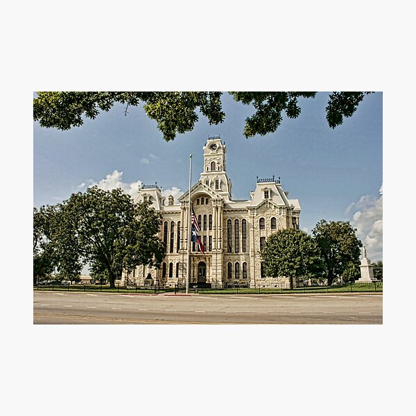 Item preview, Hill County Courthouse designed and sold by Susan Russell.