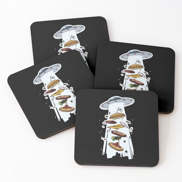 Item preview, UFO Abducted Burger designed and sold by supermara.