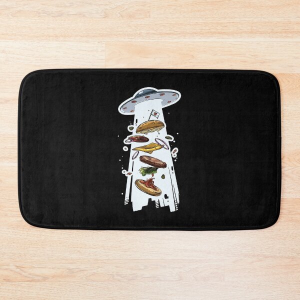 Item preview, UFO Abducted Burger designed and sold by supermara.