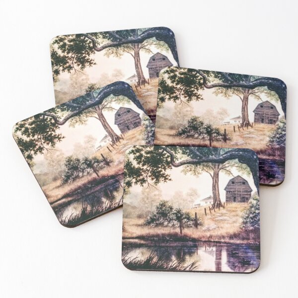 Item preview, RUSTIC FARM HOUSE & LAZY POND BY JAMES NELSON JOHNSON designed and sold by JAMES NELSON JOHNSON.