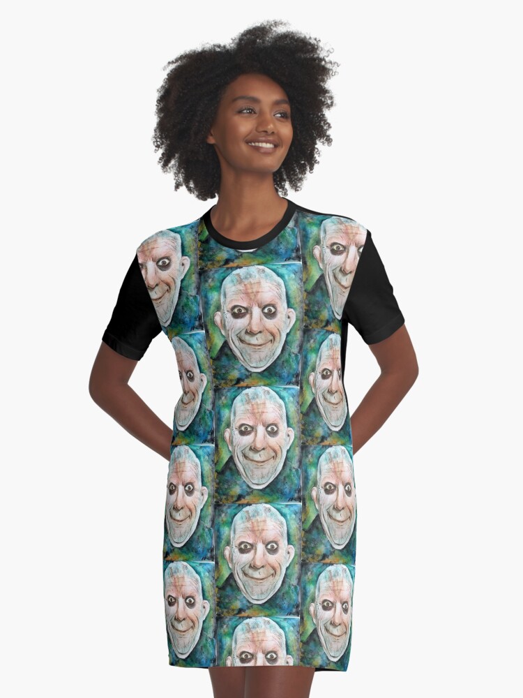 Uncle Fester Addams Family | Graphic T-Shirt Dress