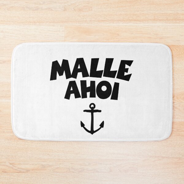 Item preview, Malle Ahoi (Black) Mallorca Anchor Boat & Sail Design designed and sold by theshirtshops.