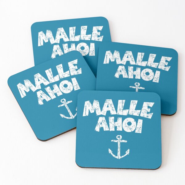 Item preview, Malle Ahoi (Vintage White) Mallorca Anchor Boat & Sail Design designed and sold by theshirtshops.